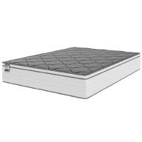 Colchão Casal Molas Com Pillow Max Force 138x188x27cm Branco cinza Inducol Suporta Até 200 Kg - 1