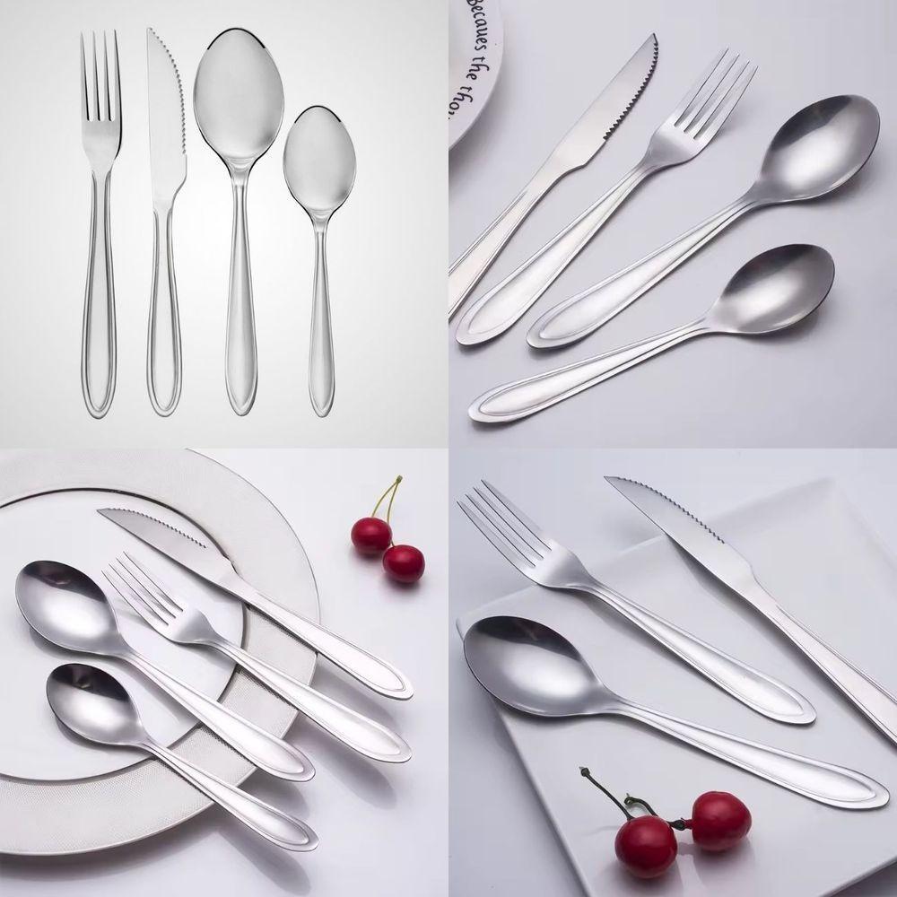 Faqueiro Aço Inox Classic 16 Peças Mesa Churrasco Premium - 8