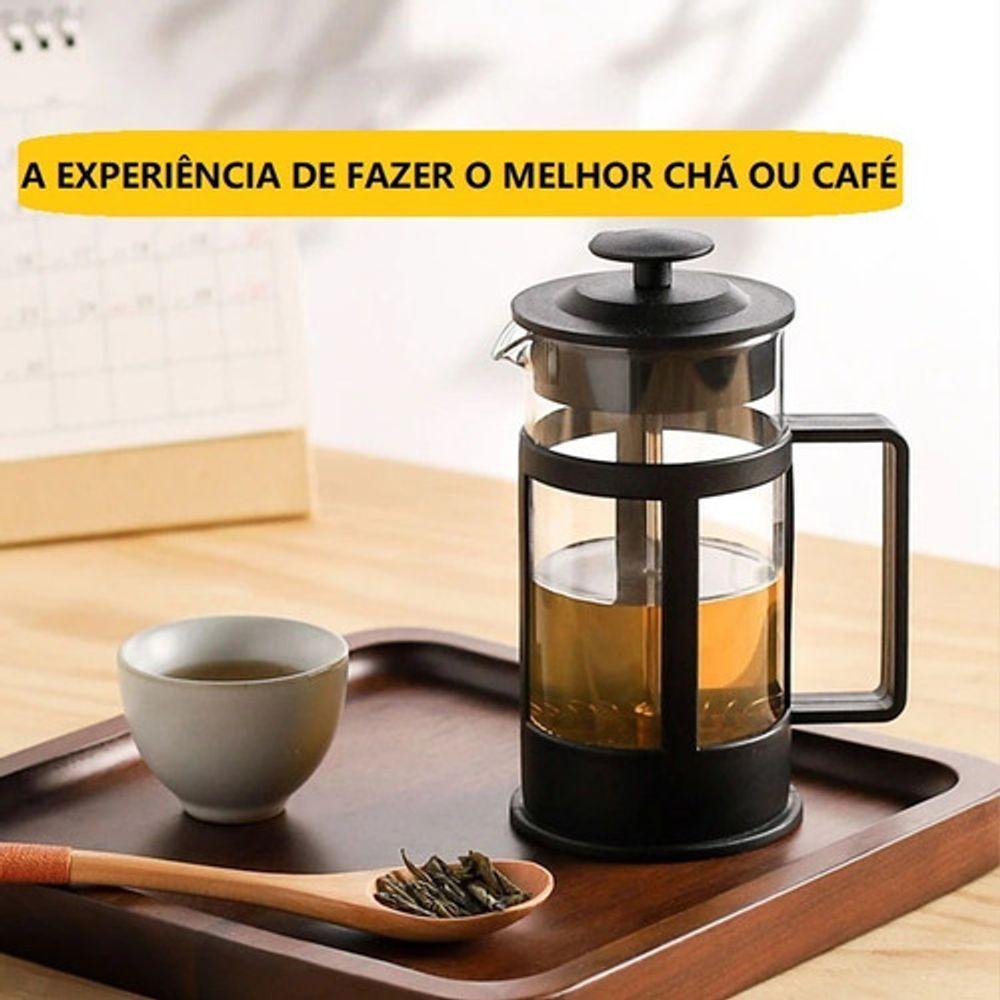 Cafeteira Prensa Francesa 350 Ml Cremeira Café Leite Cremoso - 7