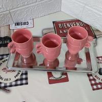 Bandeja Aço Inox Retangular Servir Café 30x14 Cm Kit 3 Peças - 5