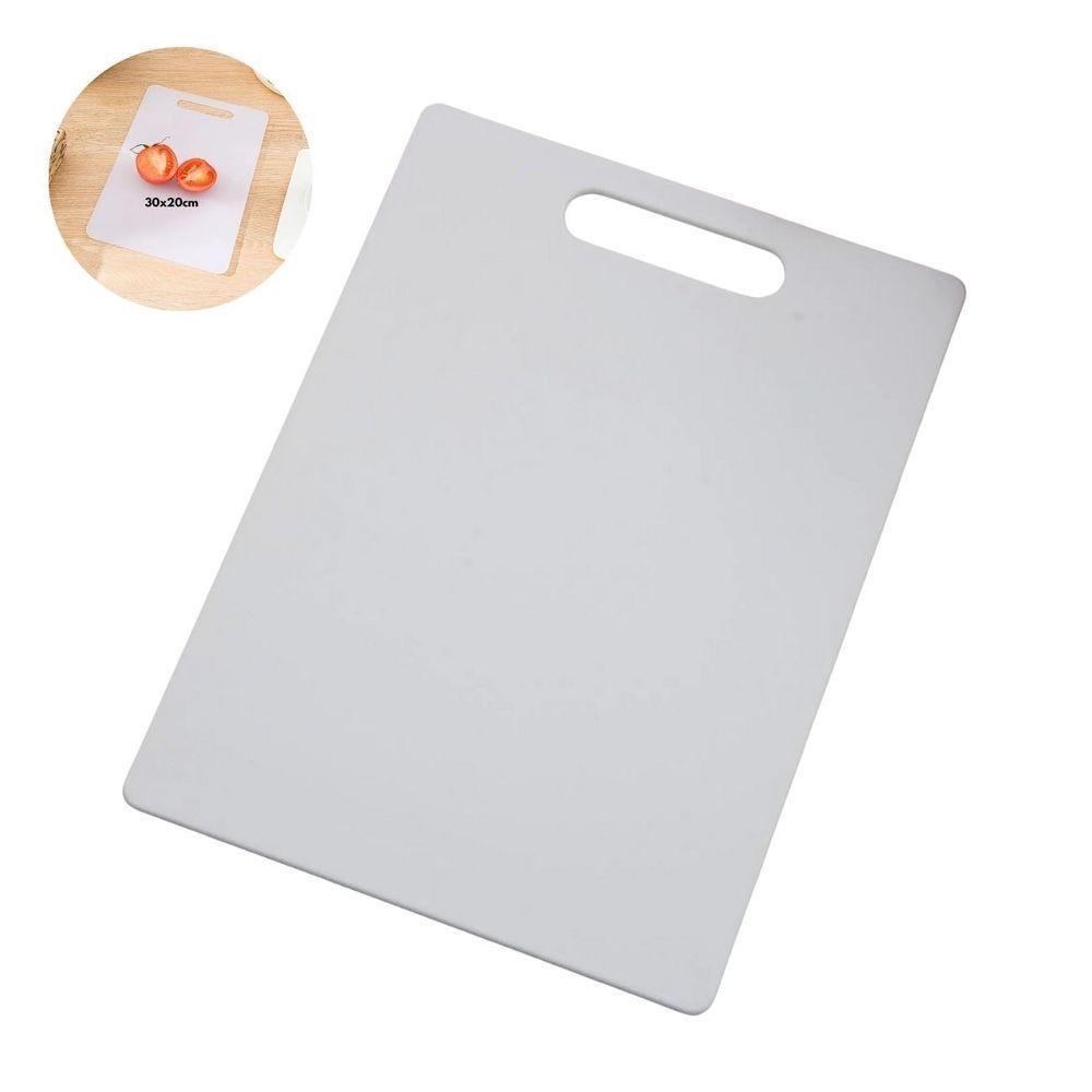 Tábua Corte Carne Legumes Plástico Resistente Com Alça 30x20cm - 2