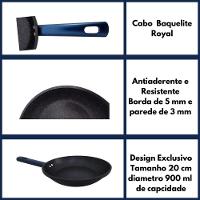 Frigideira Antiaderente Royal Premium 20 Cm Indução Gás - 3