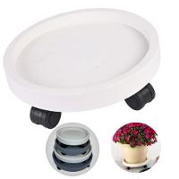 Suporte Para Vaso De Planta Com Rodinhas 40cm Reforçado 50kg Branco - 7