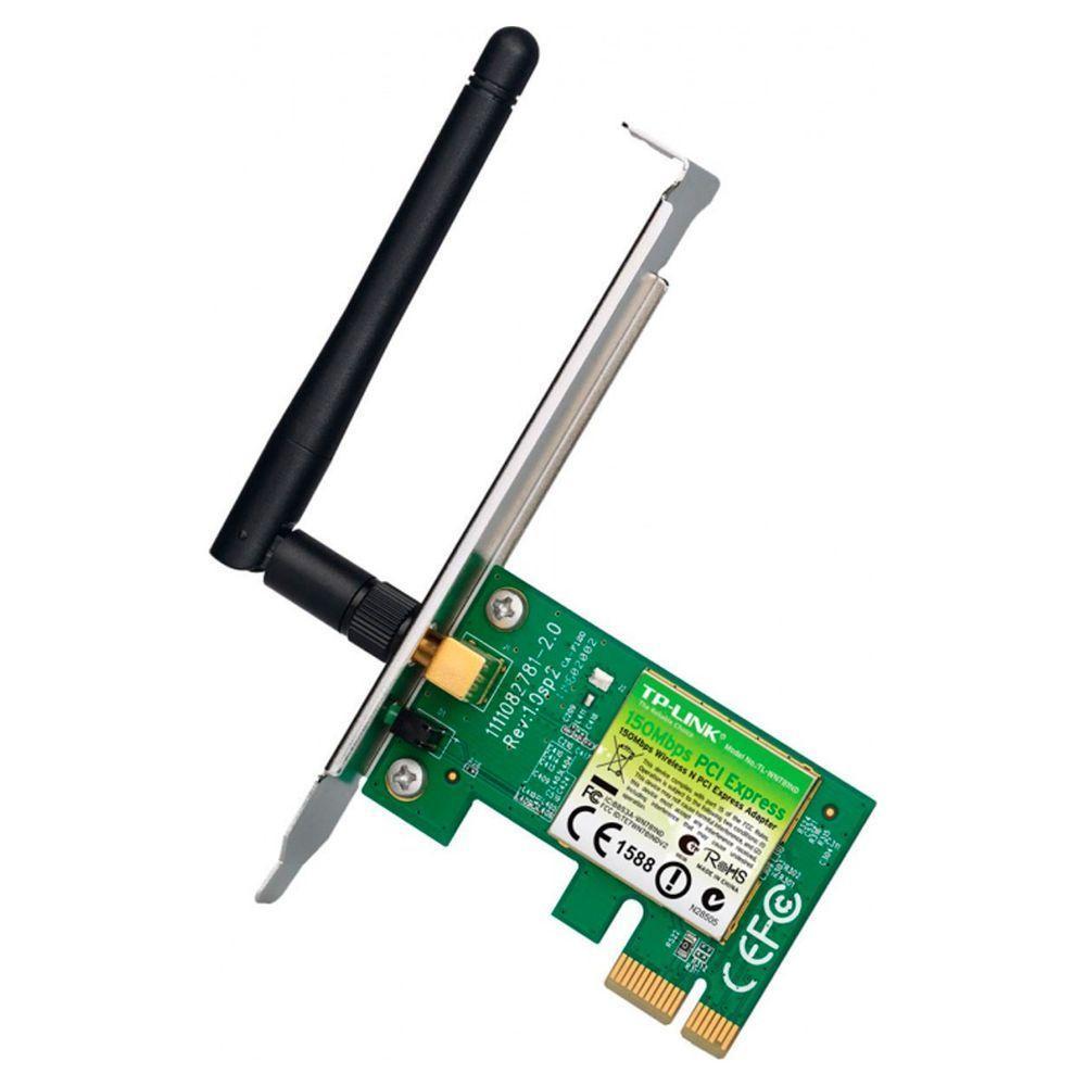 Placa De Rede Wireless Pci-Express 150Mbps C/ Low Profile Tl - 1