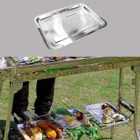 Bandeja Inox Rasa Retangular 45 X 35 Multi Uso Servir Grande - 9