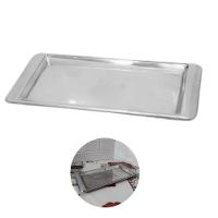 Bandeja Aço Inox Retangular Servir Café 30x14 Cm Multiuso - 2