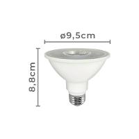 Lâmpada Led Nordecor Sof Par 30 9w E27 Alto Irc 95 Bivolt 3000k Luz Amarela 1131 - 2
