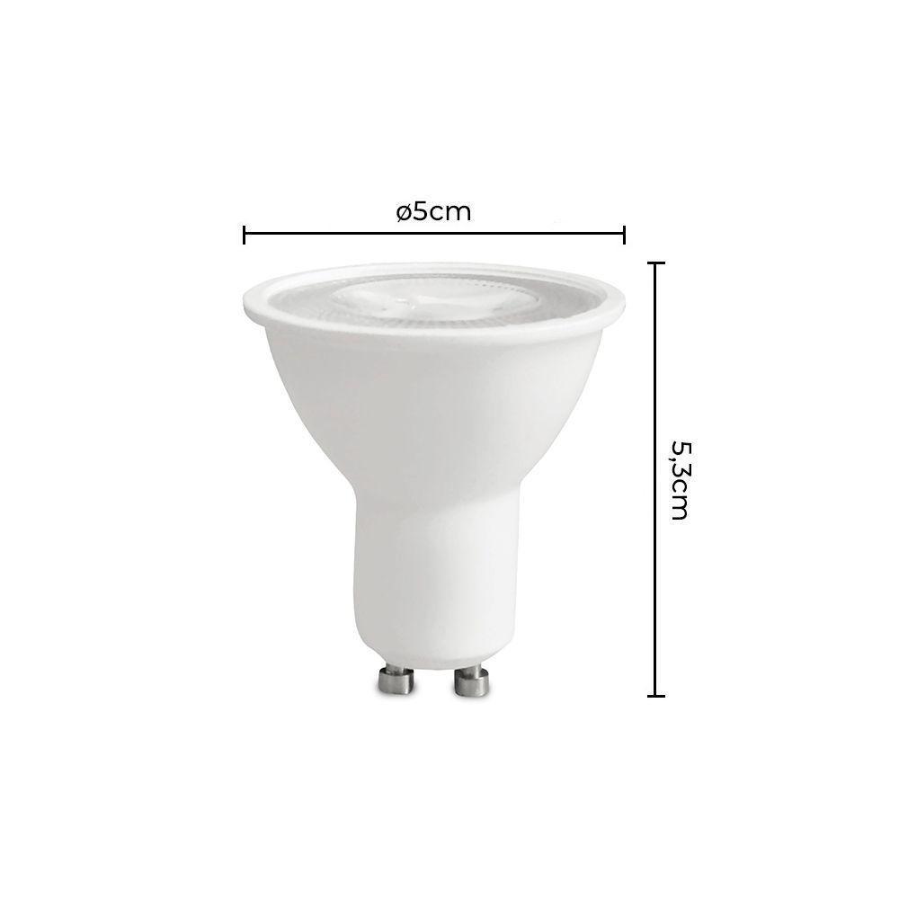 Lâmpada Led Nordecor Sof Dicróica Mr16 4,8w Gu10 Alto Irc 95 Bivolt 2700k Luz Amarela 1119 - 2
