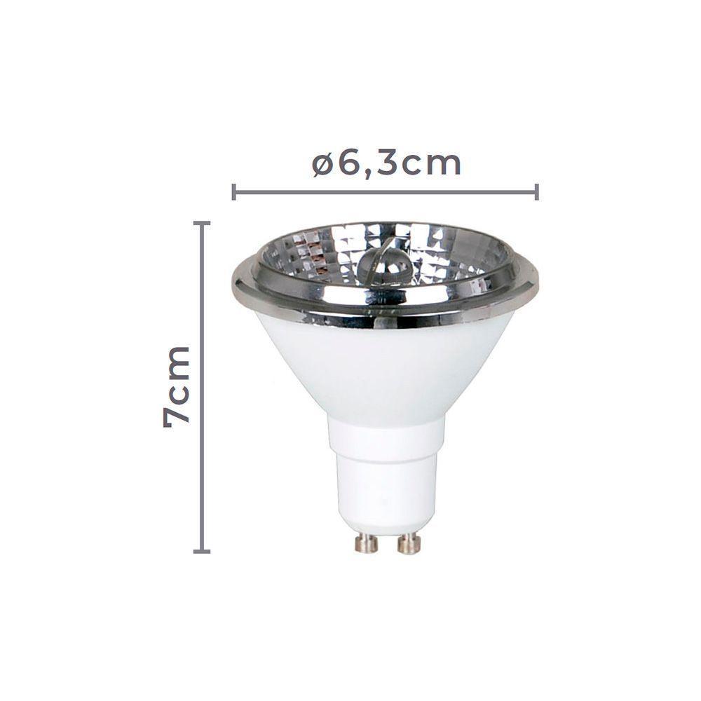 Lâmpada Led Nordecor Sof Ar70 7w Gu10 Alto Irc 90 Bivolt 4000k Luz Neutra 1026 - 2
