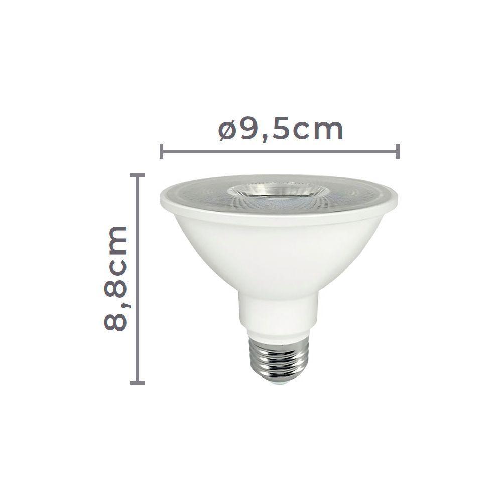 Lâmpada Led Nordecor Sof Par 30 9w E27 Alto Irc 95 Bivolt 4000k Luz Neutra 1132 - 2