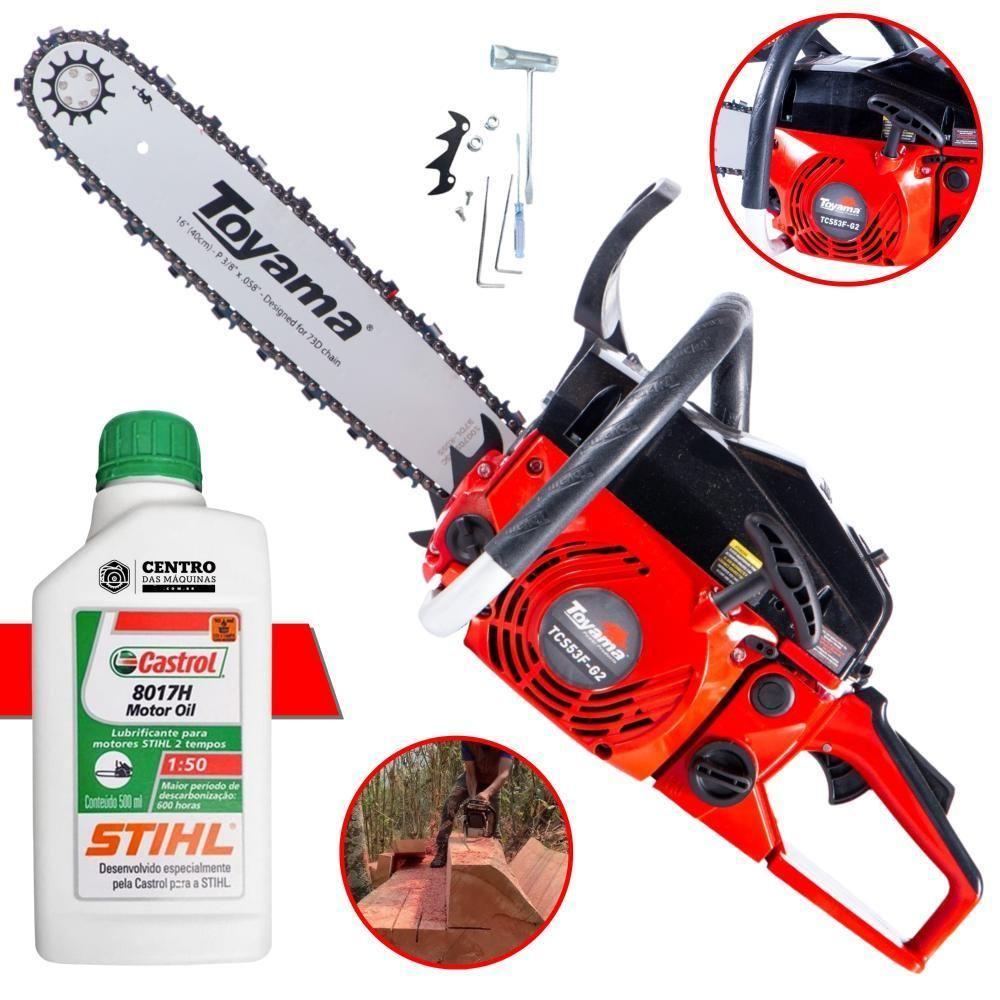 Motosserra Profissional Com óleo Stihl 2t Toyama Tcs53f-g2 - 2