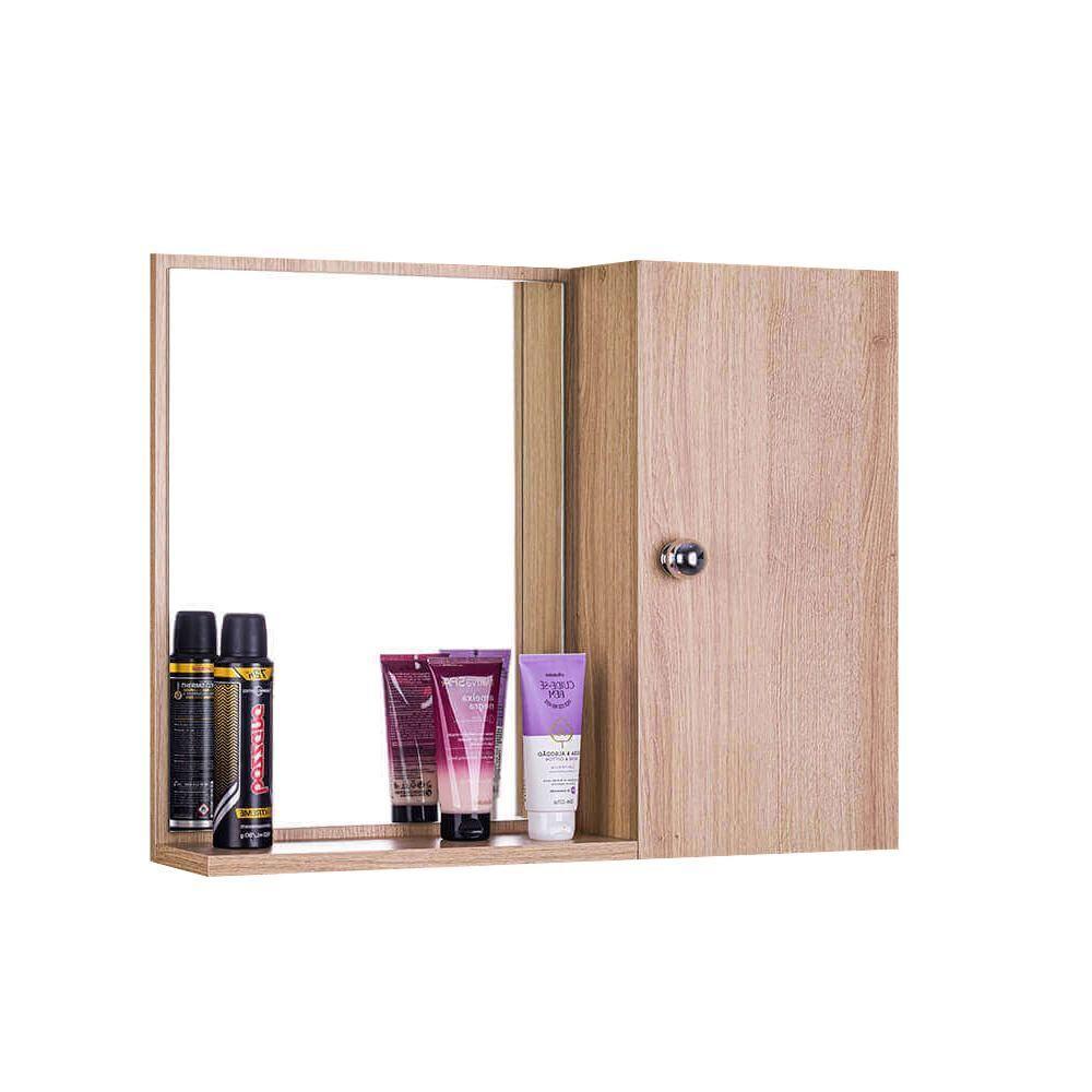 Espelho para Banheiro com Armário Carvalho - 3