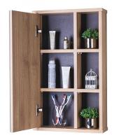 Espelho para Banheiro com Armário Carvalho e Grafite 69x42cm - 2