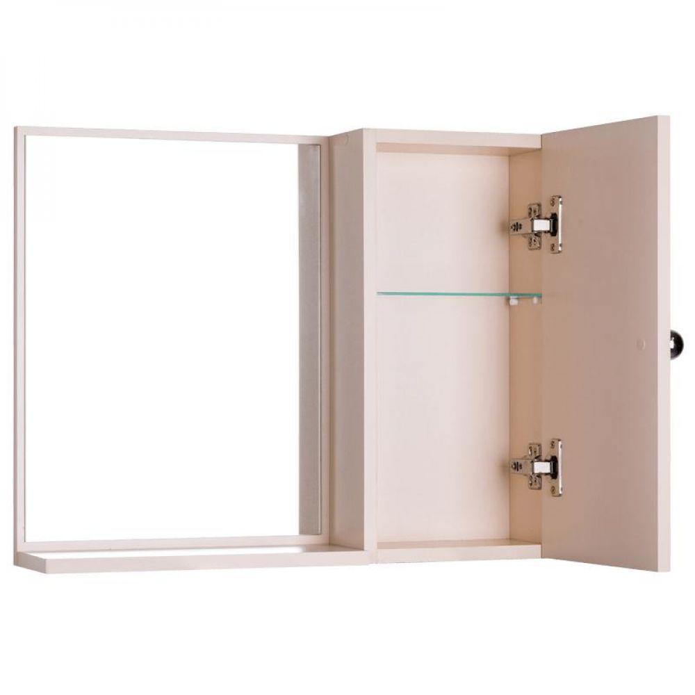 Espelho para Banheiro com Armário Bege Claro - 3