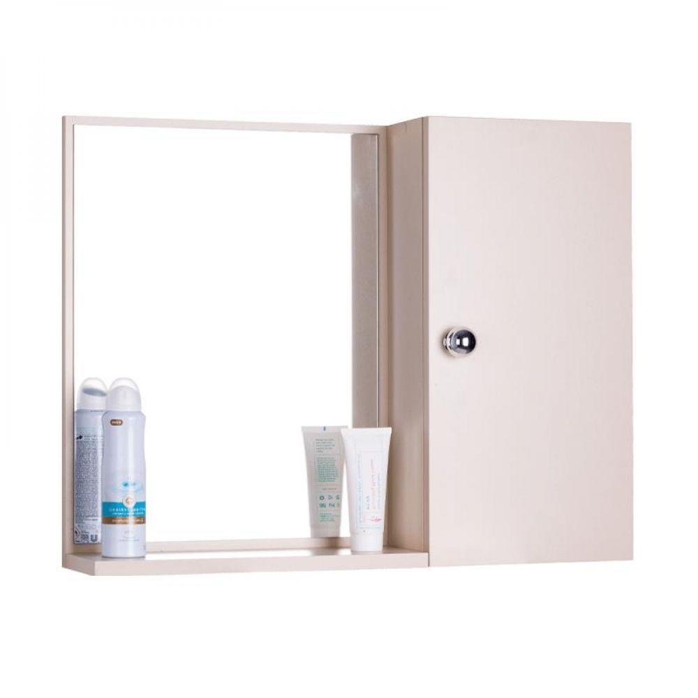 Espelho para Banheiro com Armário Bege Claro - 4