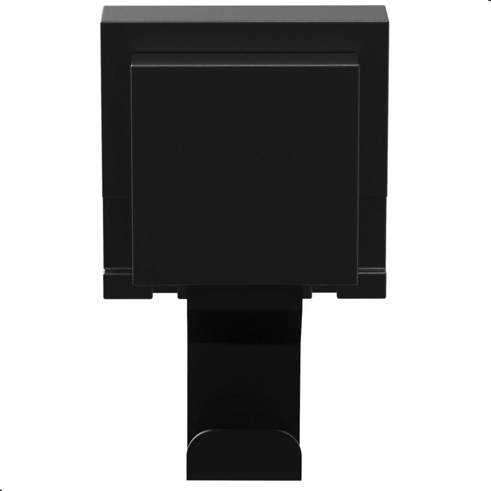 Kit 2 Cabide De Parede Gancho Com Ventosa Preto Max - 6