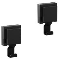 Kit 2 Cabide De Parede Gancho Com Ventosa Preto Max - 1