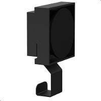 Kit 2 Cabide De Parede Gancho Com Ventosa Preto Max - 3