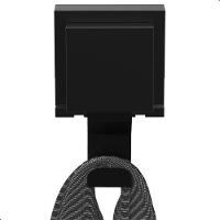 Kit 2 Cabide De Parede Gancho Com Ventosa Preto Max