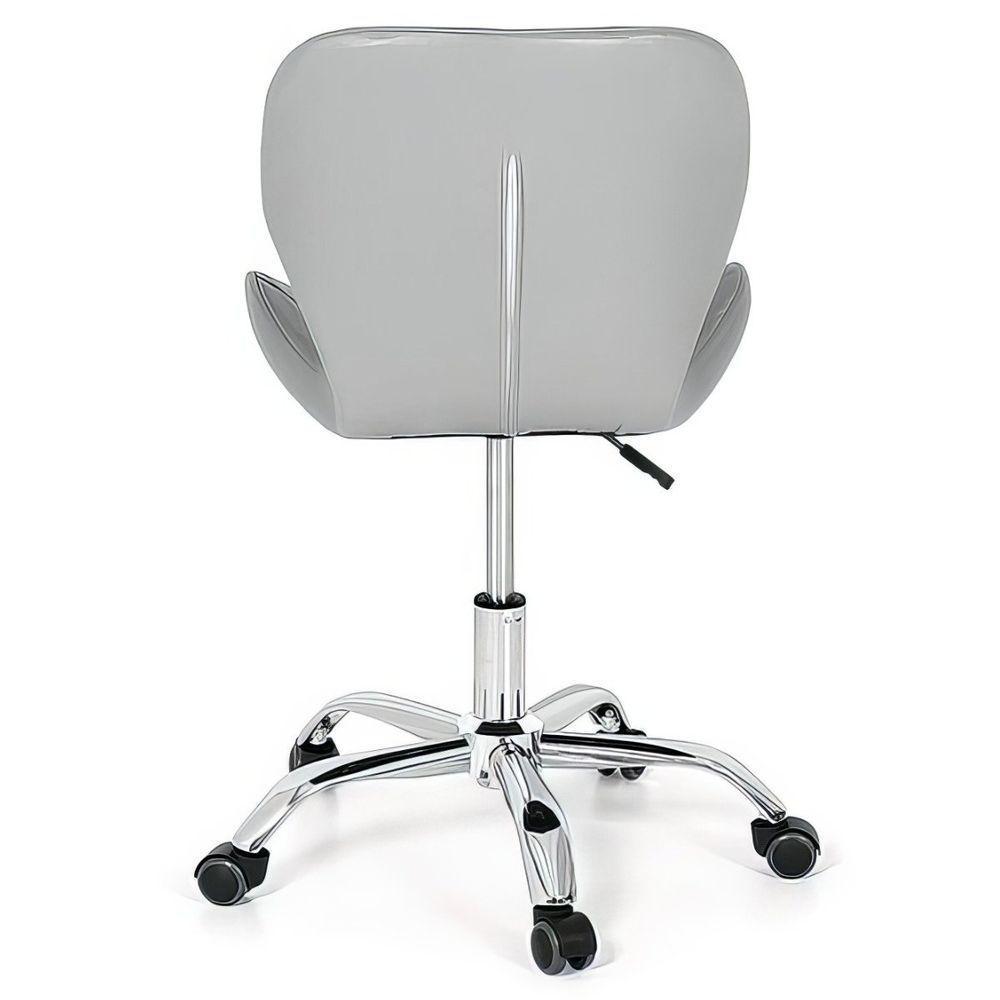 Cadeira Escritório Slim Vegas Base Giratória Estofada Cinza - 2