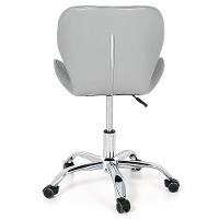 Cadeira Escritório Slim Vegas Base Giratória Estofada Cinza - 2