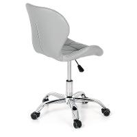 Cadeira Escritório Slim Vegas Base Giratória Estofada Cinza - 3