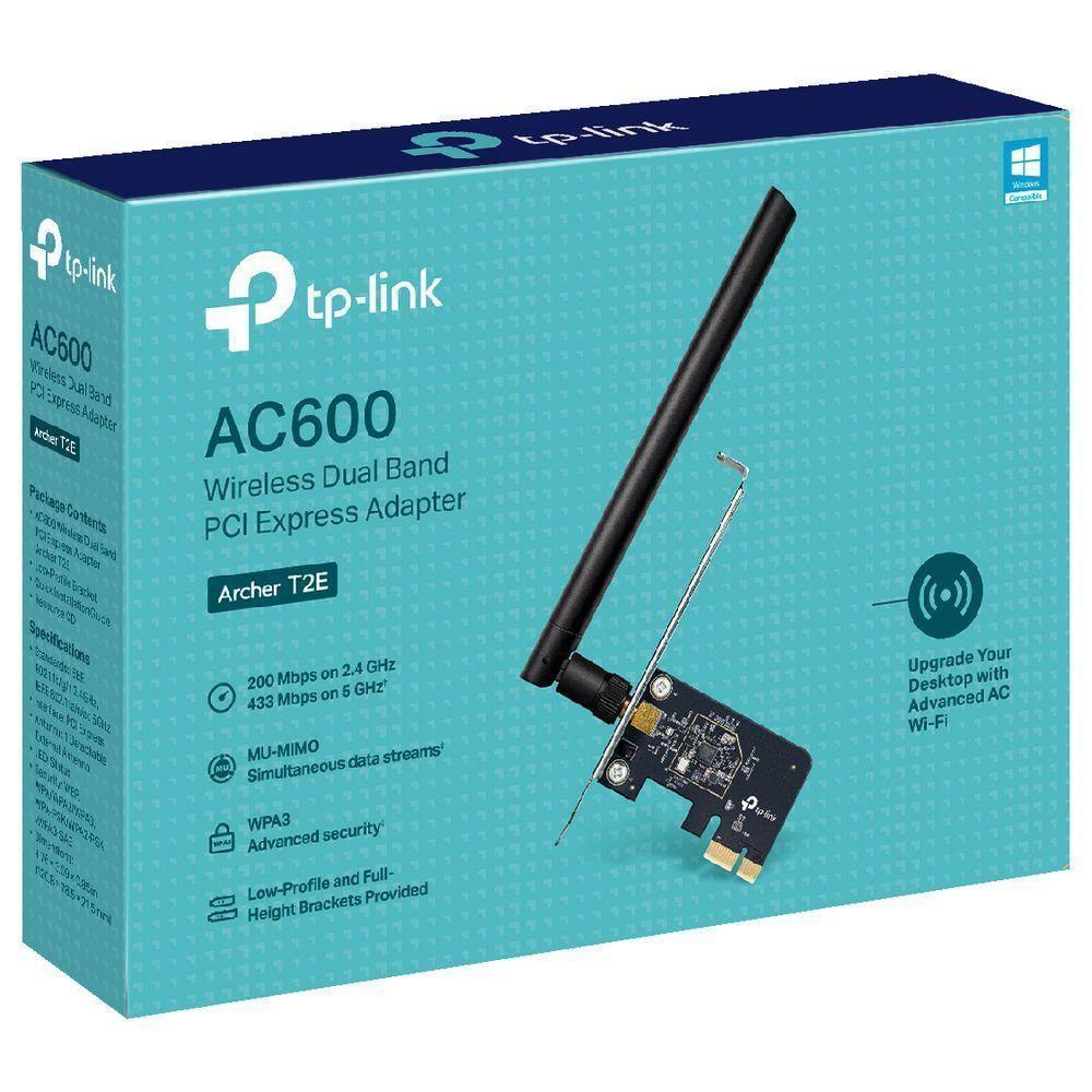 Adaptador Wifi Tp-link Archer T2e Pci Express Dual Band Ac600 - 2