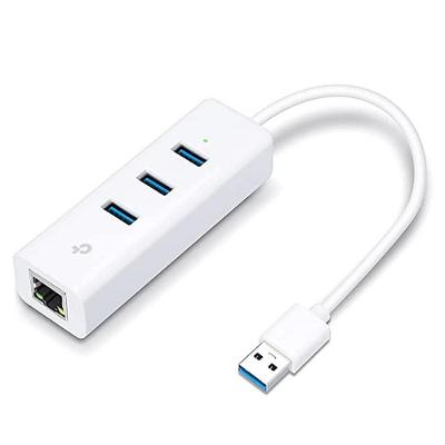 Hub Adaptador Multiporta Tp-link Ue330 / Usb 3.0 / 3x Usb / 1x Ethern - Branco
