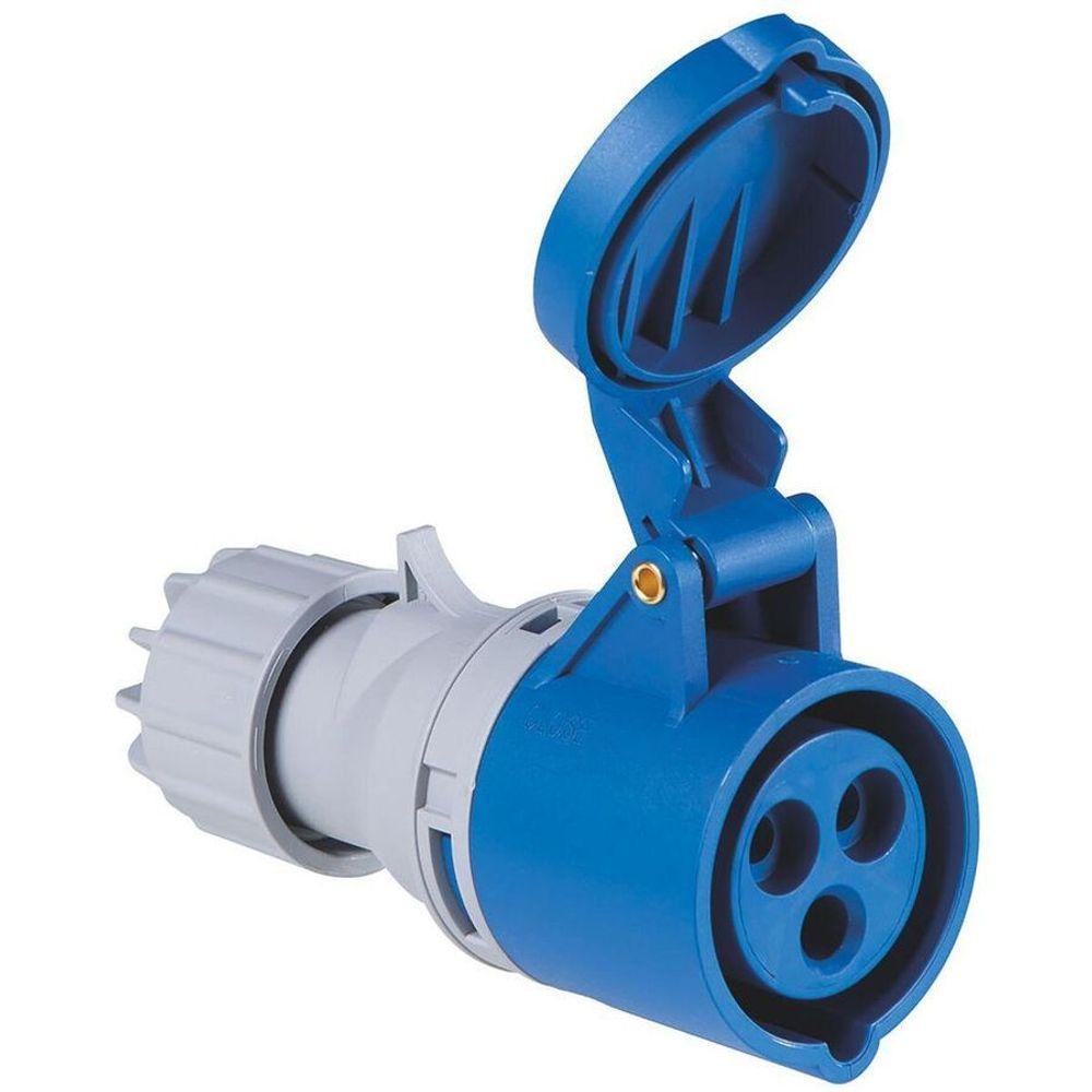 Tomada De Acoplamento Industrial 2p+t 16 A 220-250 Vca 6 H - Tramontina - 1