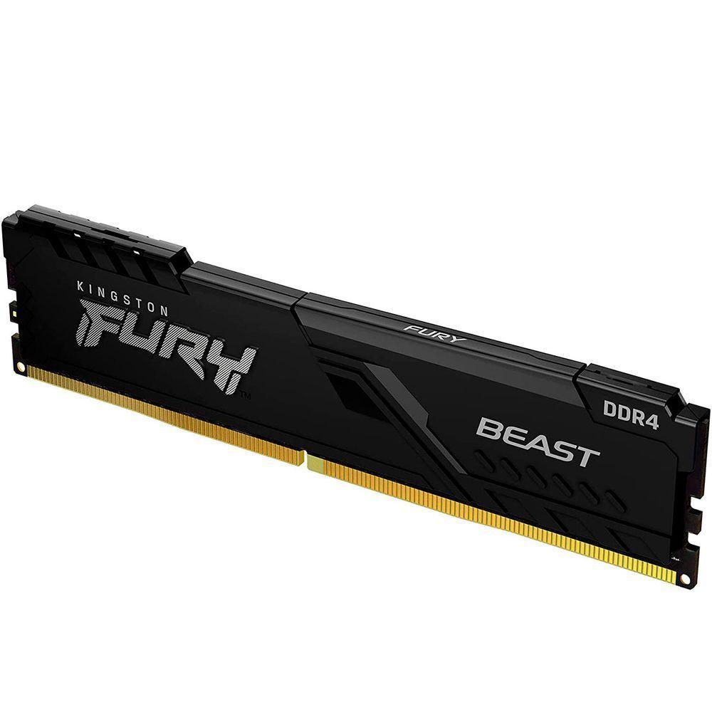 Memória Gamer Kingston Fury Beast 32Gb Ddr4 3200Mhz Cl16 - 4