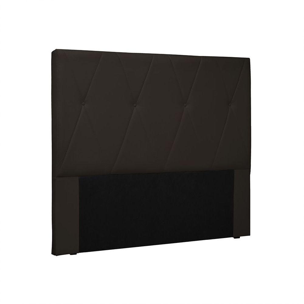 Cabeceira Aquilla Para Cama Box Solteiro 90 Cm Corino - D'rossi Cor Marrom - 1