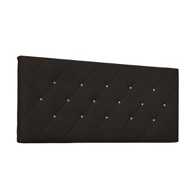 Cabeceira Painel Tânia King 195cm Corino Marrom