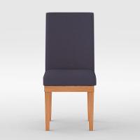 Cadeira Estofada Para Mesa De Jantar cinza - 4