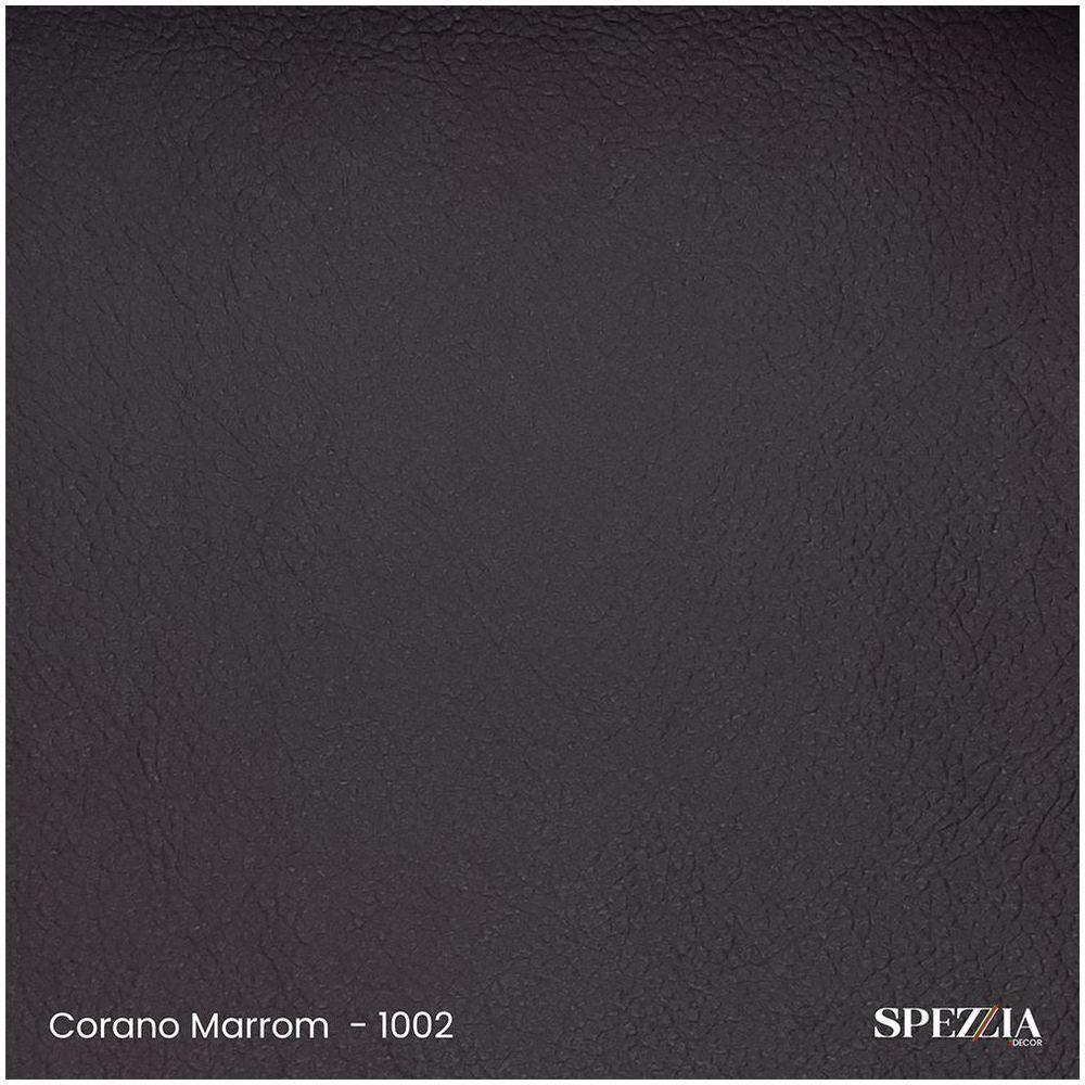 Cabeceira Dubai Para Cama Box King 195cm Corino - D'Rossi Marrom - 4