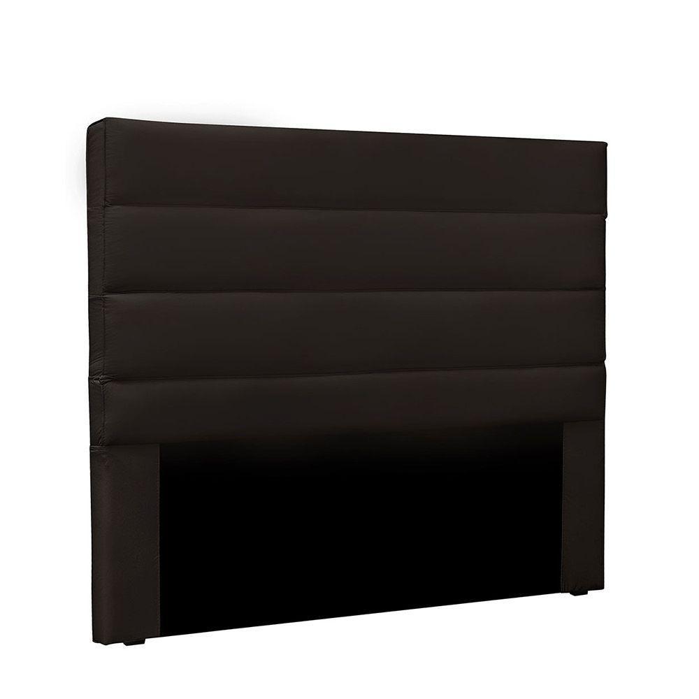 Cabeceira Para Cama Box Casal 140cm Corino Marrom - 1