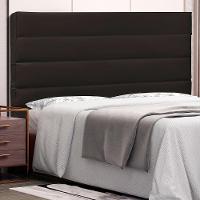 Cabeceira Para Cama Box Casal 140cm Corino Marrom - 4