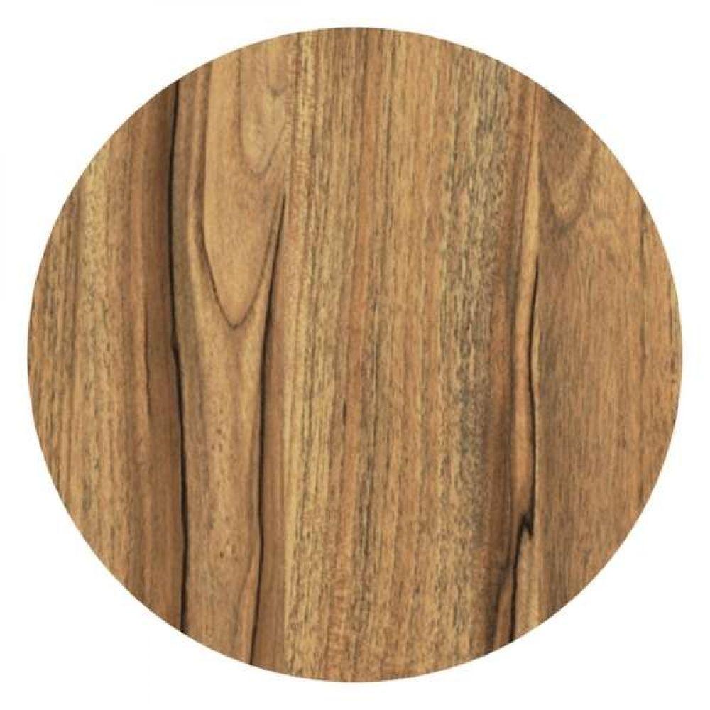 Mesa de Jantar Cone 80 cm Nogueira Preto - 4