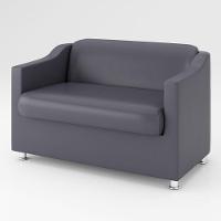 Kit Sofá Namoradeira Reforçada + 02 Poltronas Cinza - 9