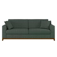 Sofá 3 Lugares Com 2 Almofadas Inclusas Multimóveis Cr45240 Eucalipto Eucalipto - 2