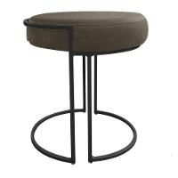 Kit 02 Puff Love Suede Base Preto Marrom Rato - 7