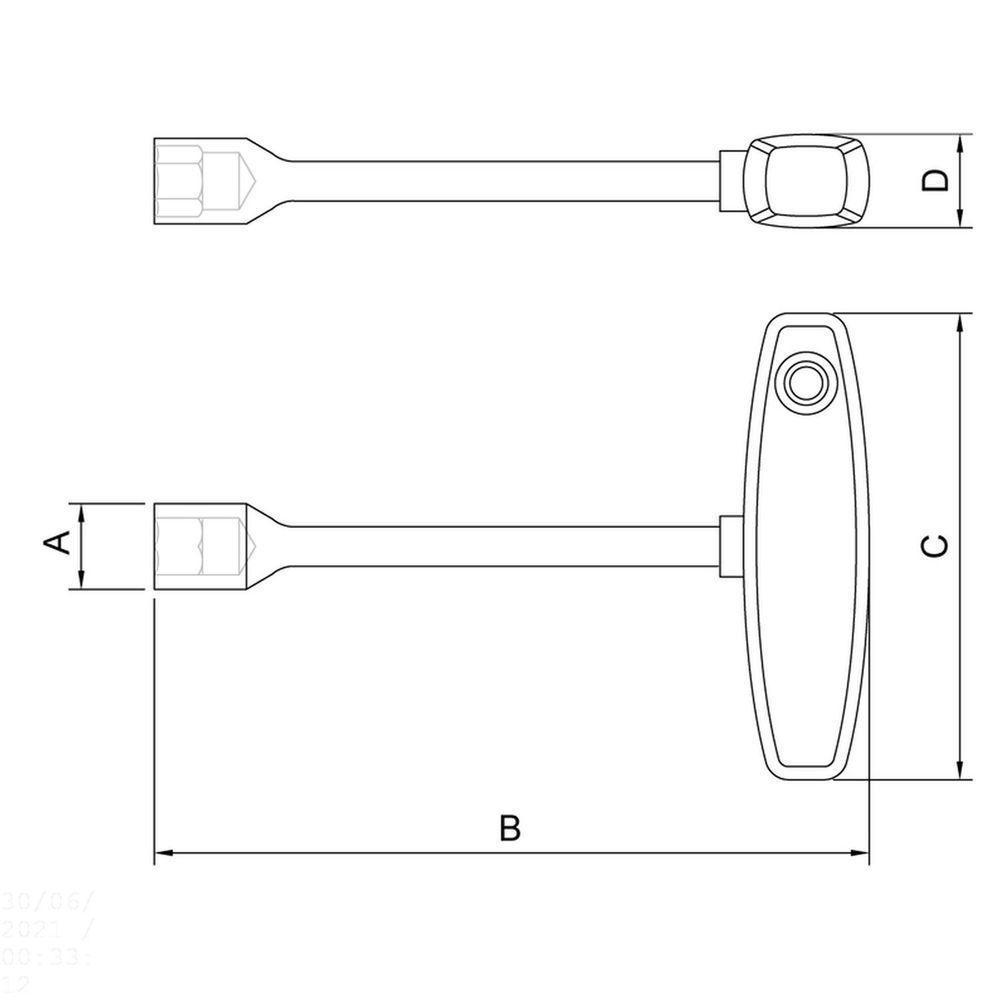 Chave Cabo T Canhão 13 Mm Tramontina Pro Tramontina - 2