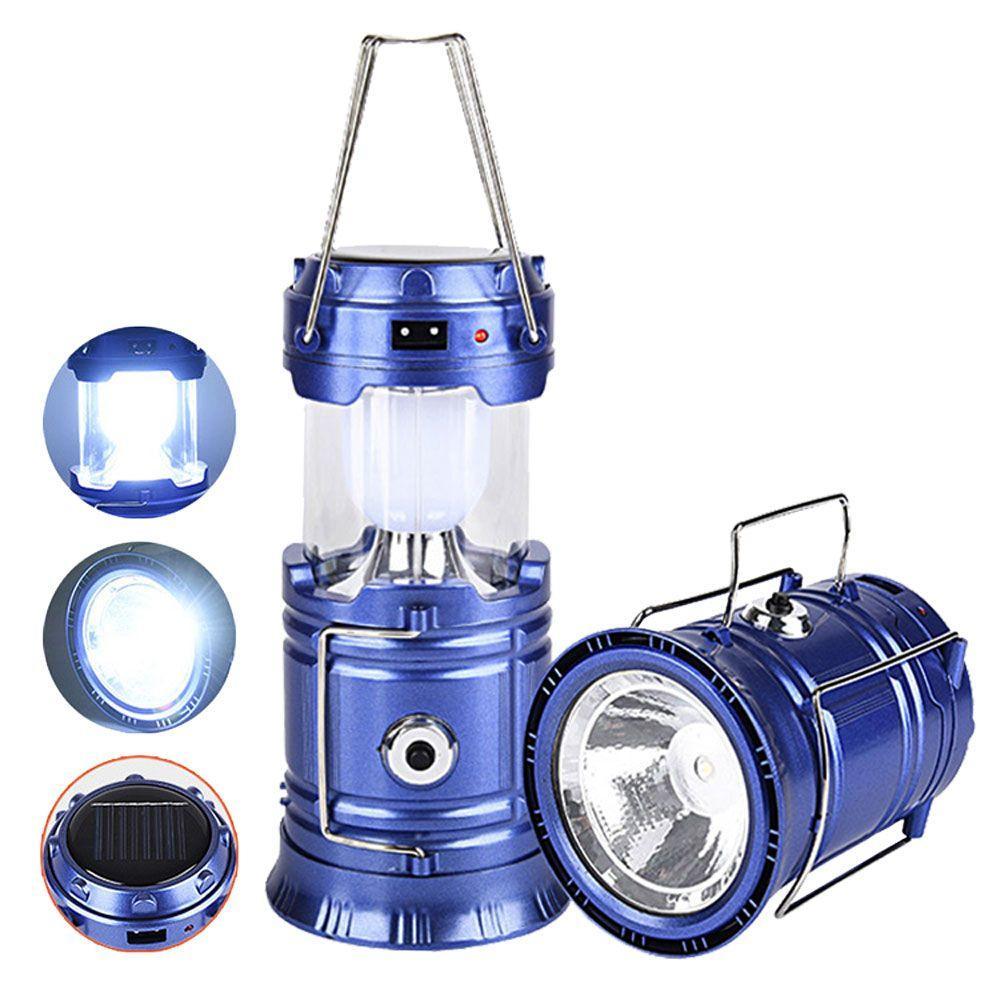 Lanterna Lampião LED 6 em 1 Solar Bivolt + Entrada USB GT214 - 3