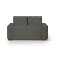 Sofá 2 Lugares 150cm Com Molas, Retrátil E Reclinável Cinza - 2