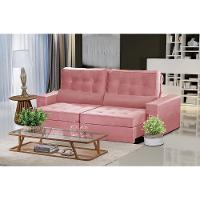 Sofá Modular 5 Lugares 2.50M Retrátil E Reclinável Rose - 1