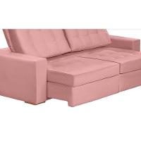 Sofá Modular 5 Lugares 2.50M Retrátil E Reclinável Rose - 6
