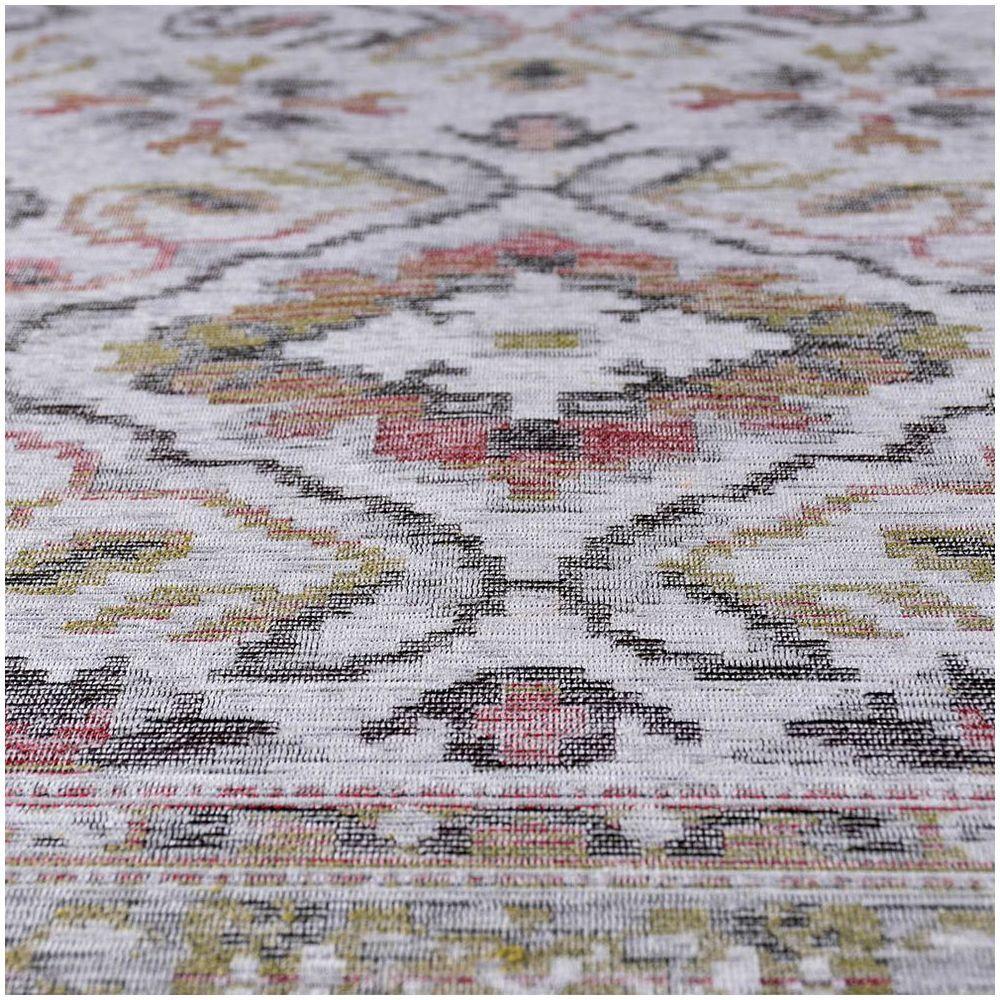 Tapete Sala/Quarto Funcional Medalhão 1,00 X 1,50  Titulo Cinza-51 - 4