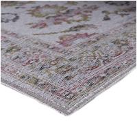 Tapete Sala/Quarto Funcional Medalhão 1,00 X 1,50  Titulo Cinza-51 - 2