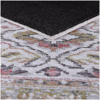 Tapete Sala/Quarto Funcional Medalhão 1,00 X 1,50  Titulo Cinza-51 - 3