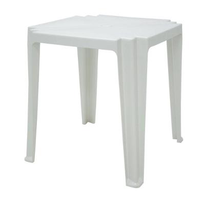 Mesa Quadrada Em Polipropileno Branco Tramontina Tambaú Basic 68 X 68 X 72cm Tramontina