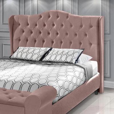 Cabeceira Queen Estofada Dubai Rose